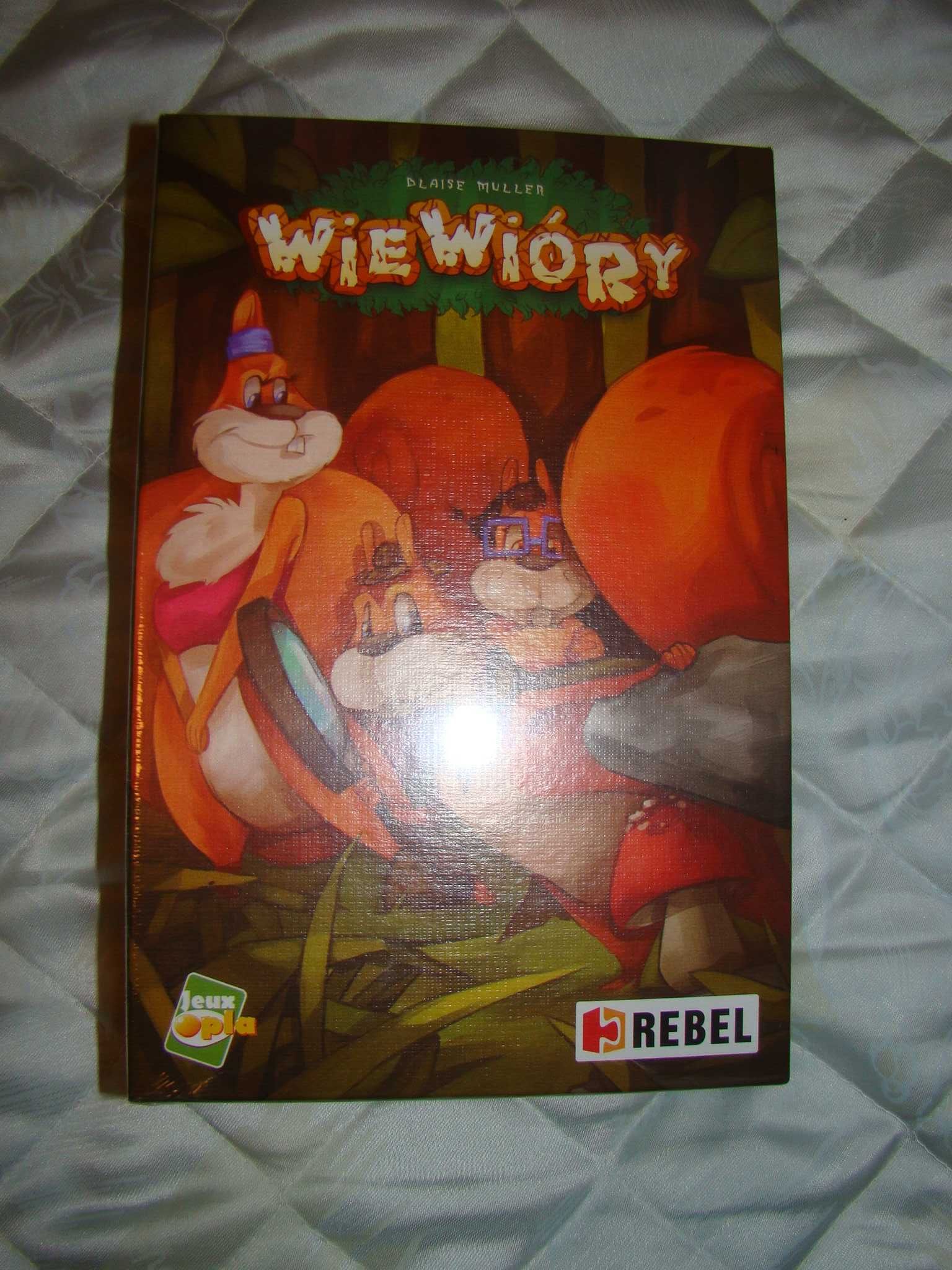 Wiewióry - gra planszowa rodzinna memory na prezent (nowa) (folia)