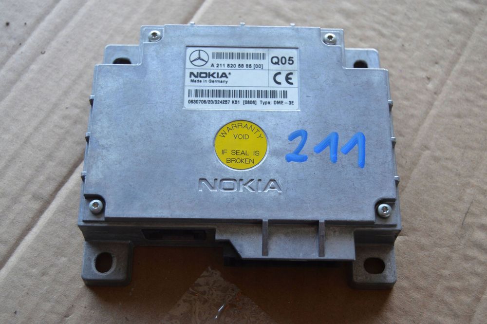 mercedes-benz e w211 sterownik moduł sterujący telefonem a2118205885