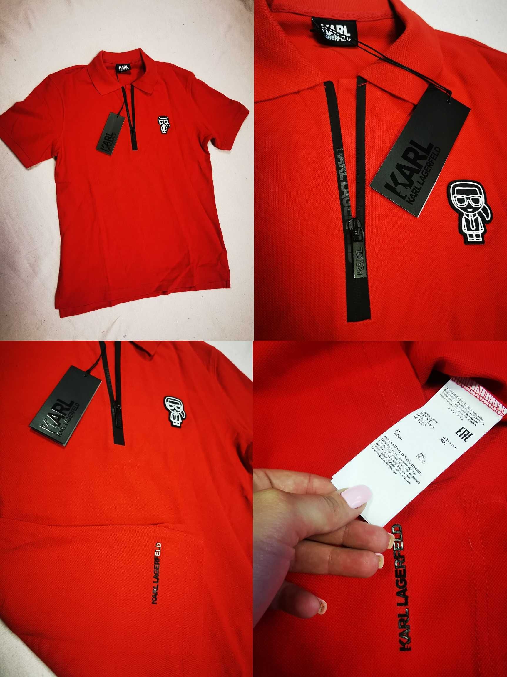 Koszulka męska polo Karl Lagerfeld nowość logowane OUTLET