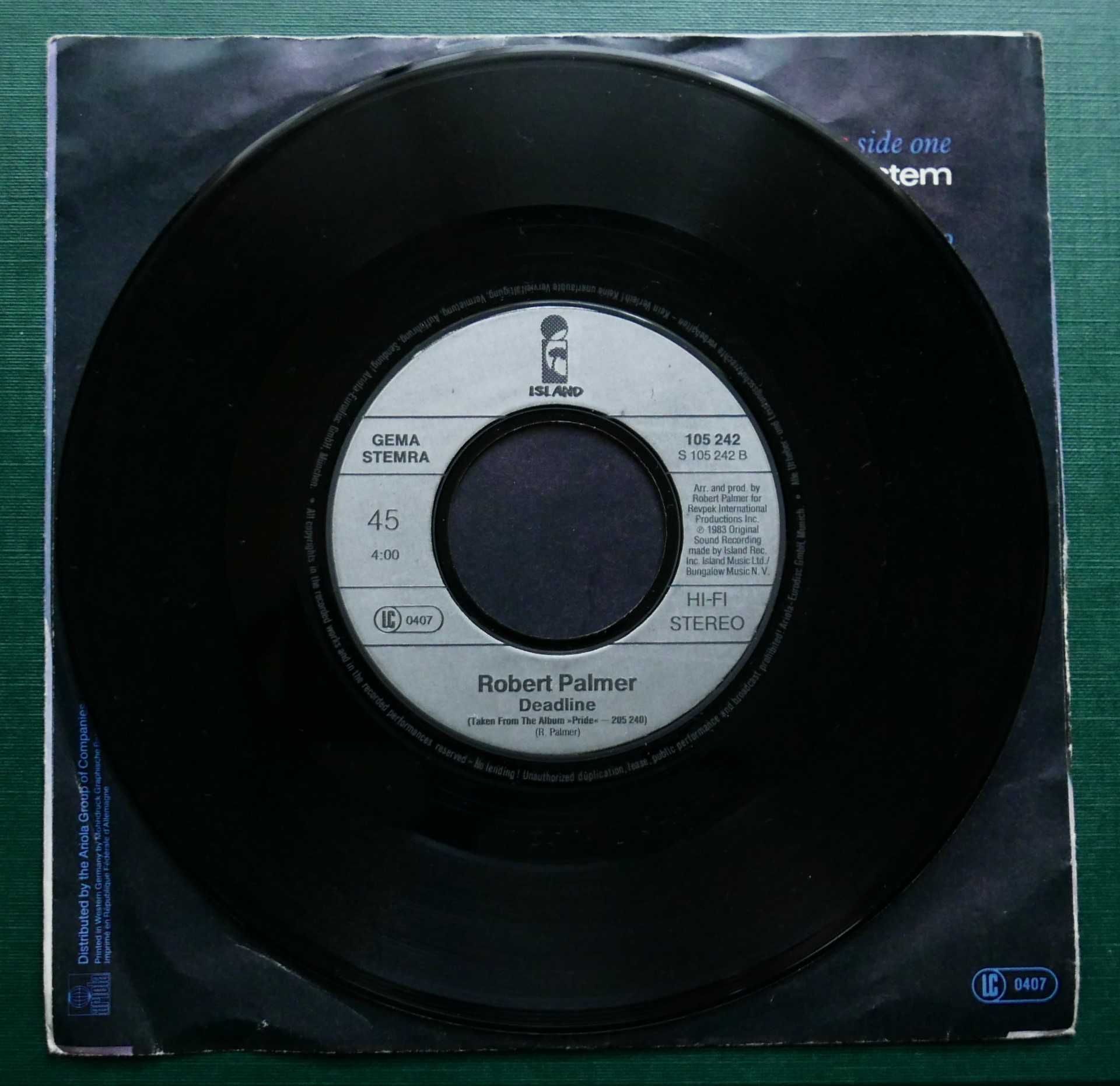 Robert Palmer - You are in my System/Deadline