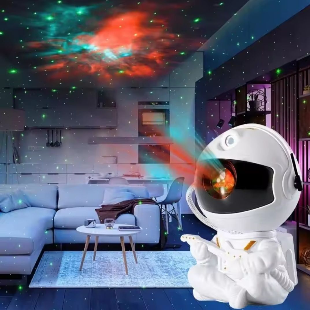 Projektor gwiazd astronauta lampka nocna dla dzieci rzutnik