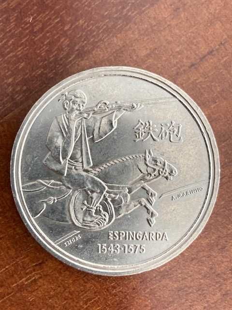 3 Moedas comemorativas de 200 escudos (200$00), 1993 - Espingarda