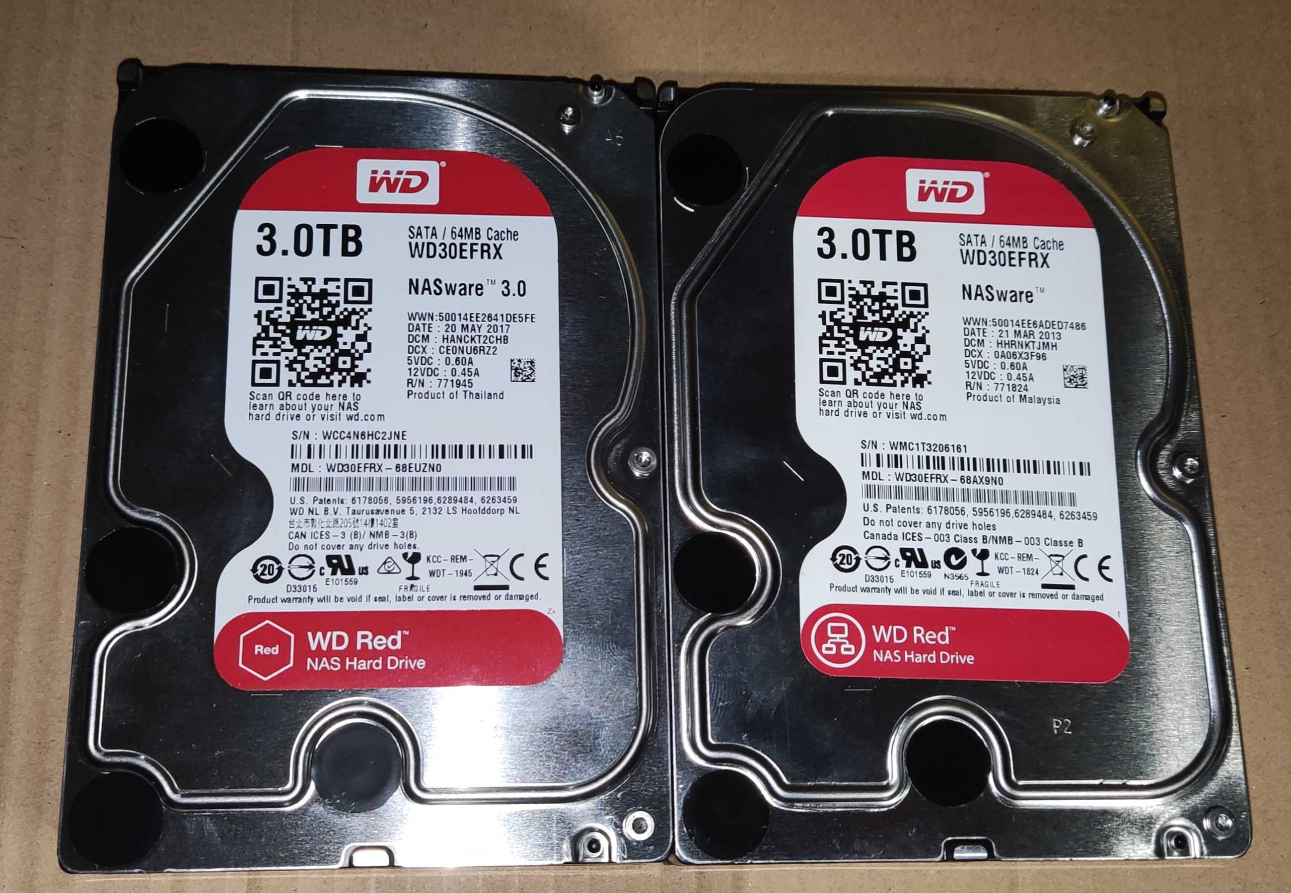 Western Digital 3TB WD Red WD30EFRX - Mam 2szt.