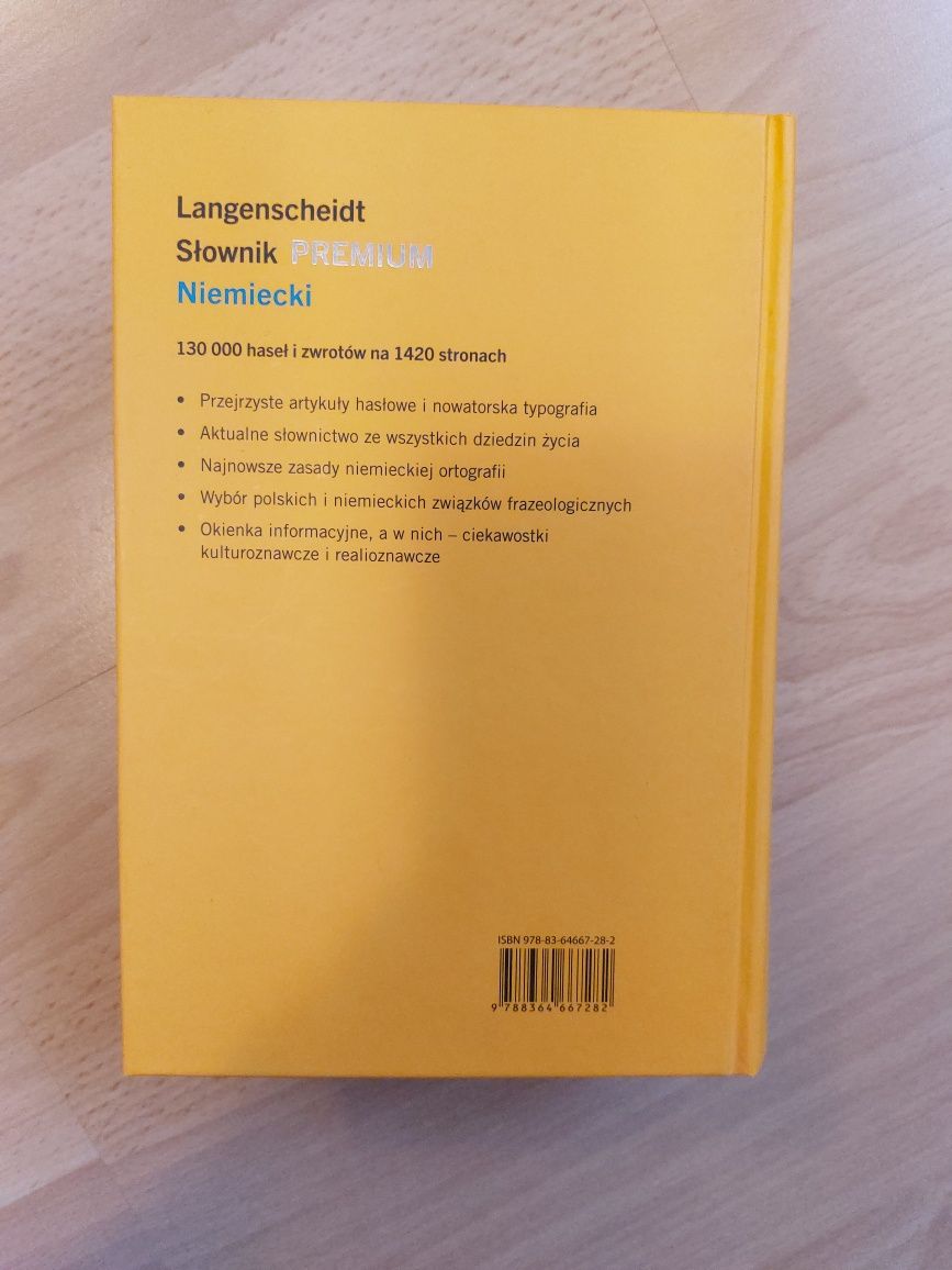 Słownik  polsko-niemiecki niemiecko-polski Langenscheidt Premium