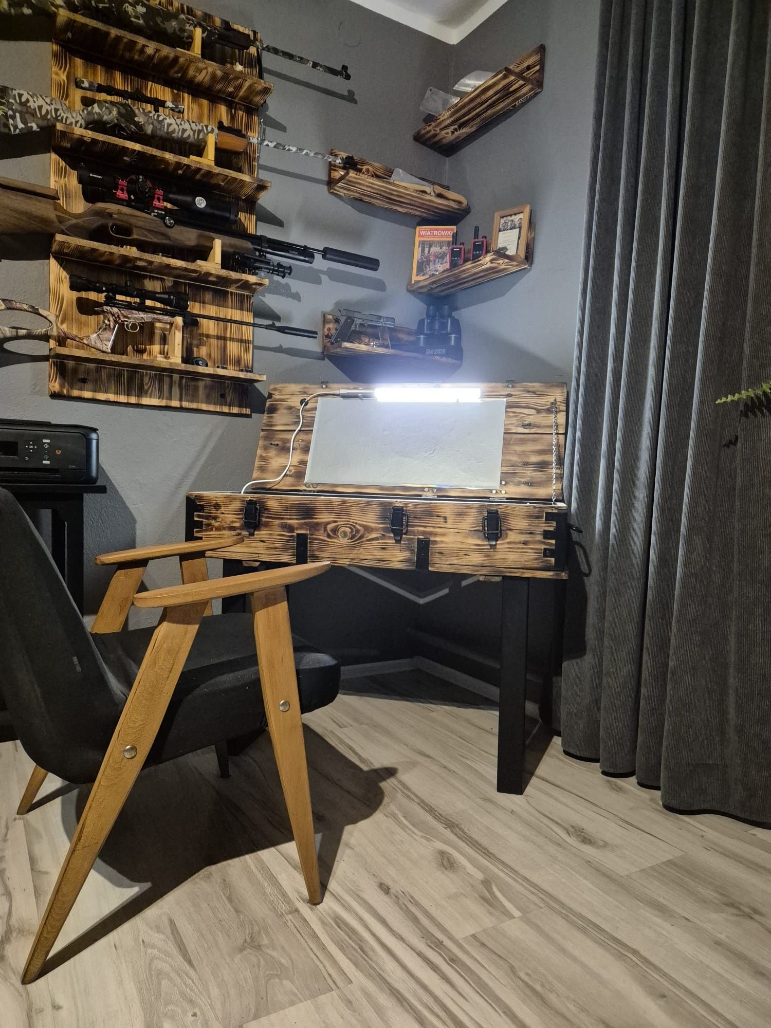 toaletka stolik konsola loft