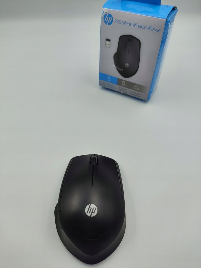 mysz myszka bezprzewodowa hp 280 silent radiowa usb optyczma wireless