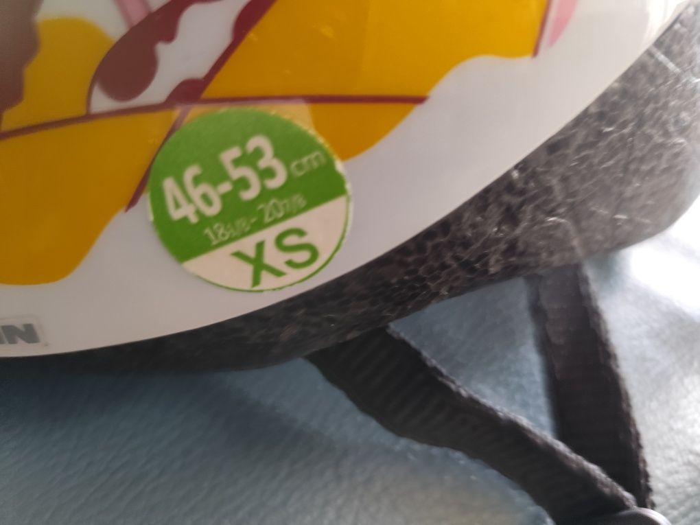 Kask na rower deskę rolki dla dziewczynki S 46-53 regulowany