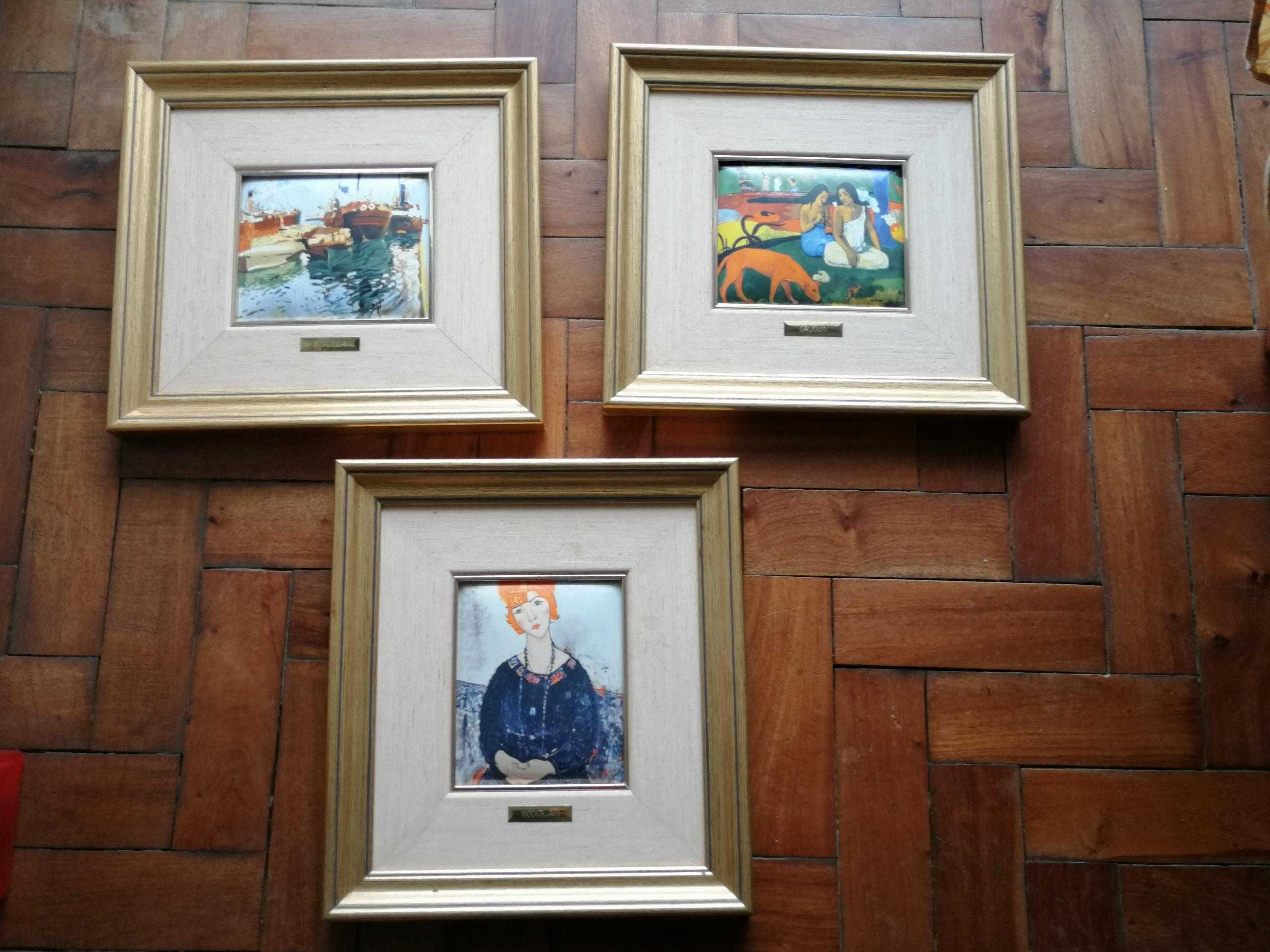 Quadros "Mestres do impressionismo"