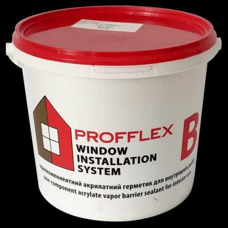 Герметик для внутрішнього монтажу вікон Profflex В, 7 кг