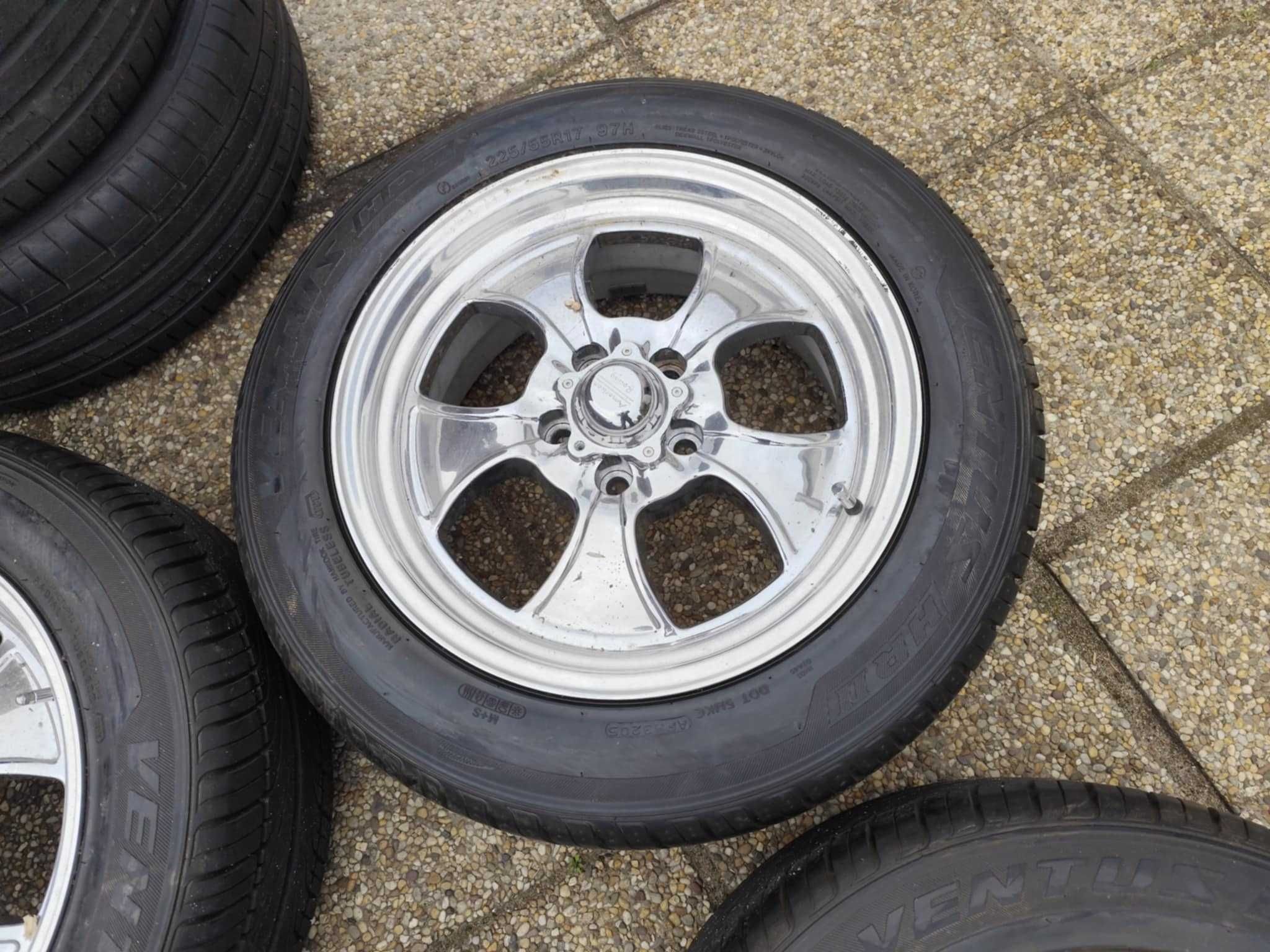 Ford Mustang 1965-73 koła chromowane American Racing 17x8