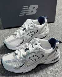 New Balance 530 White Silver Navy 37