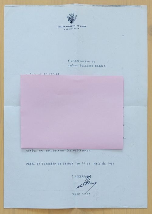 Carta a Brigitte BARDOT