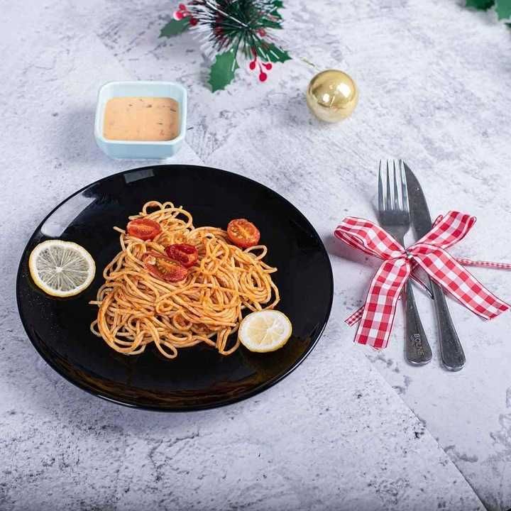 JAKOŚĆ PREMIUM‼️ Komplet Obiadowy Dla 12 Osób Czarny Serwis Błyszczący