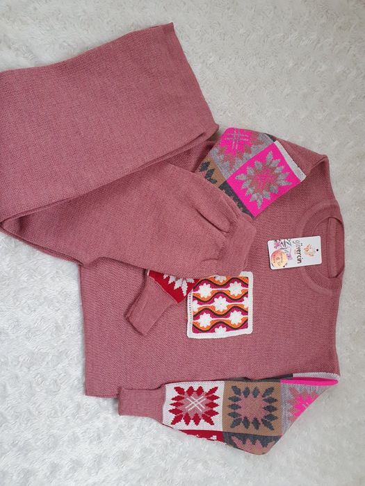 Новий в’язаний костюм для дівчинки/6 років Туреччина/Преміум якість