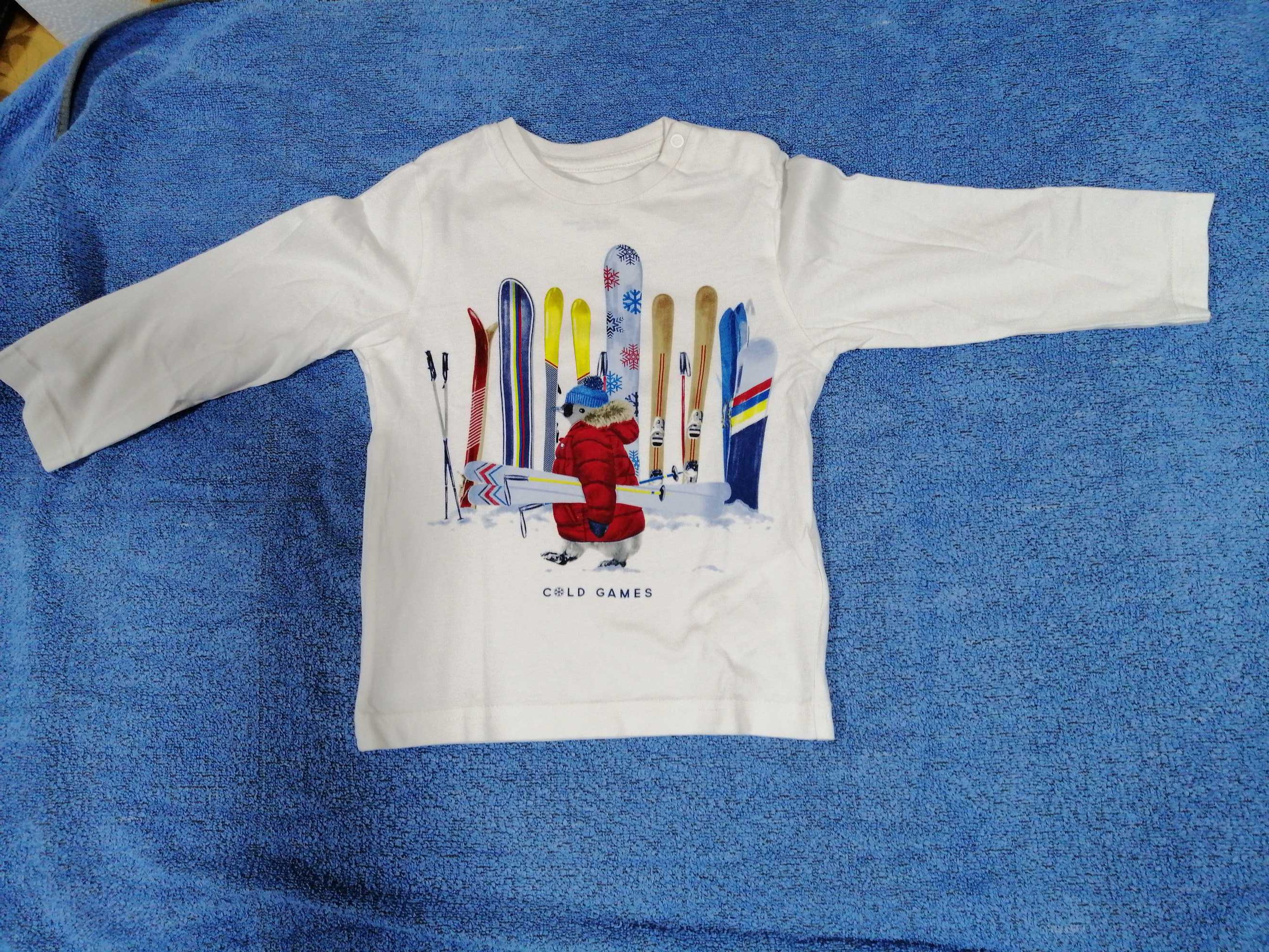 1 t-shirts manga comprida, Mayoral, 18 e 24 meses