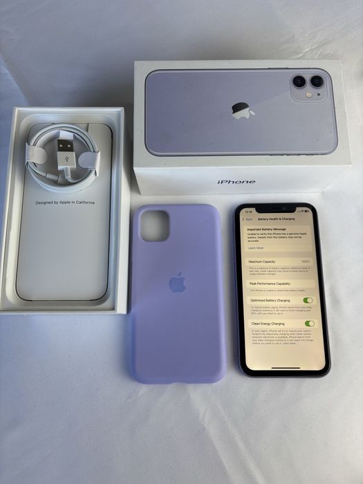   Iphone 11 | fioletowy | 64gb | kondycja 100%