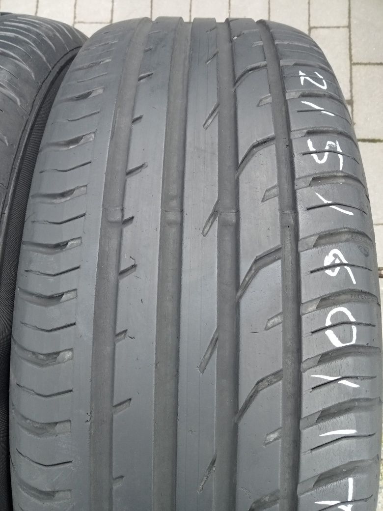 2x Opony Używane Letnie 215/60R17 Continental