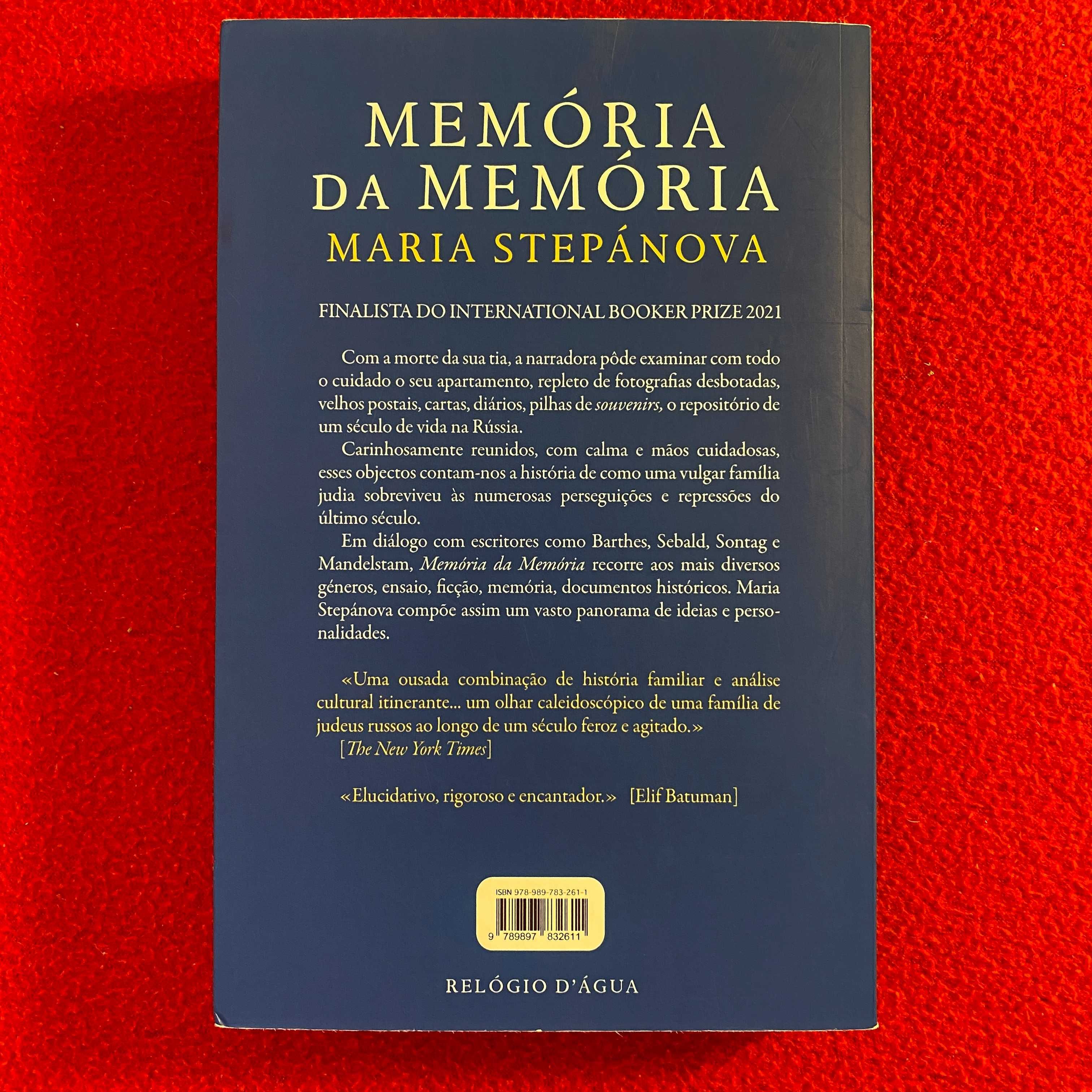 Memória da memória - Maria Stepánova (portes incluídos)