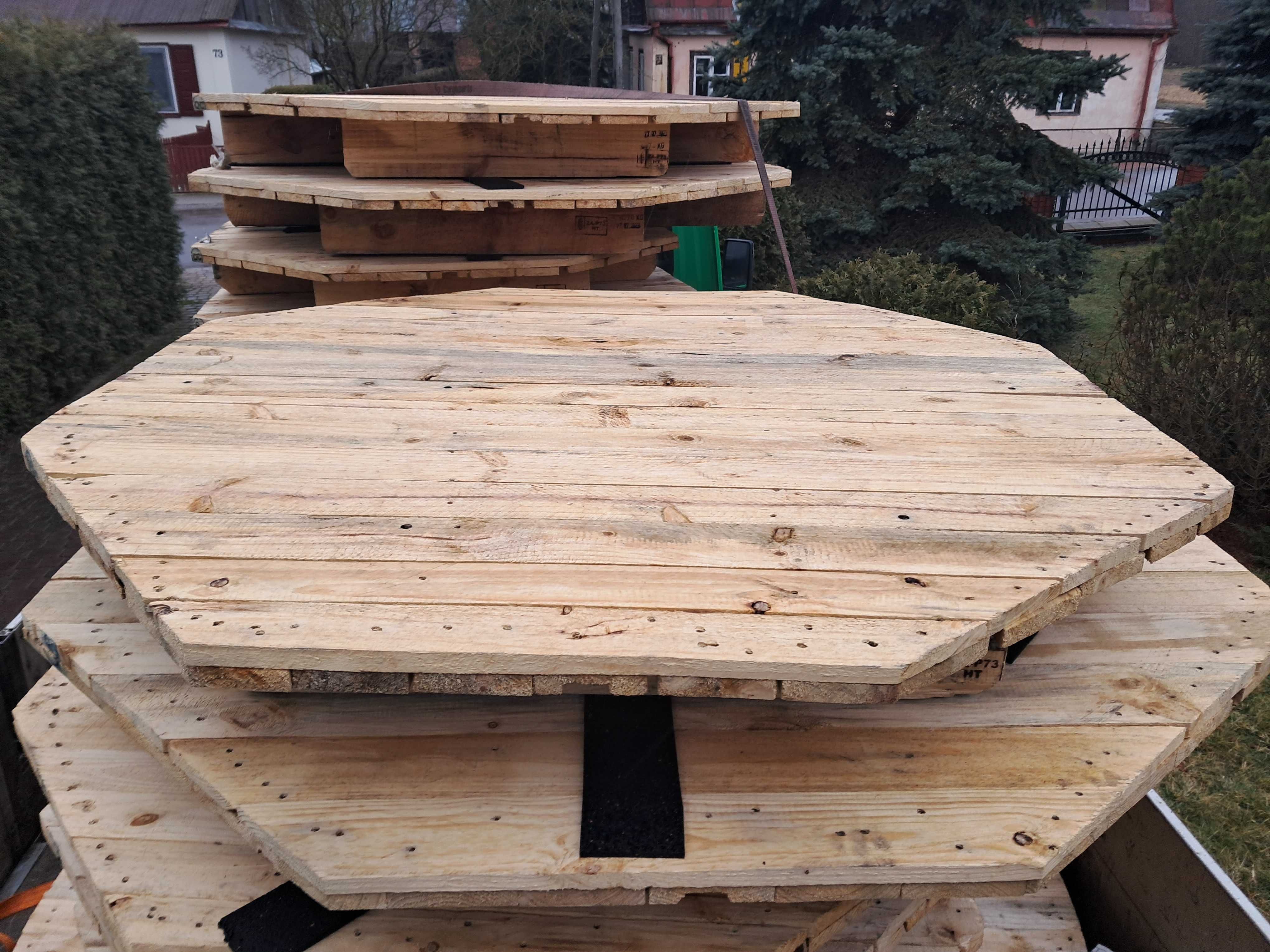 stół stolik pomocnik blat drewno loft fi150-210