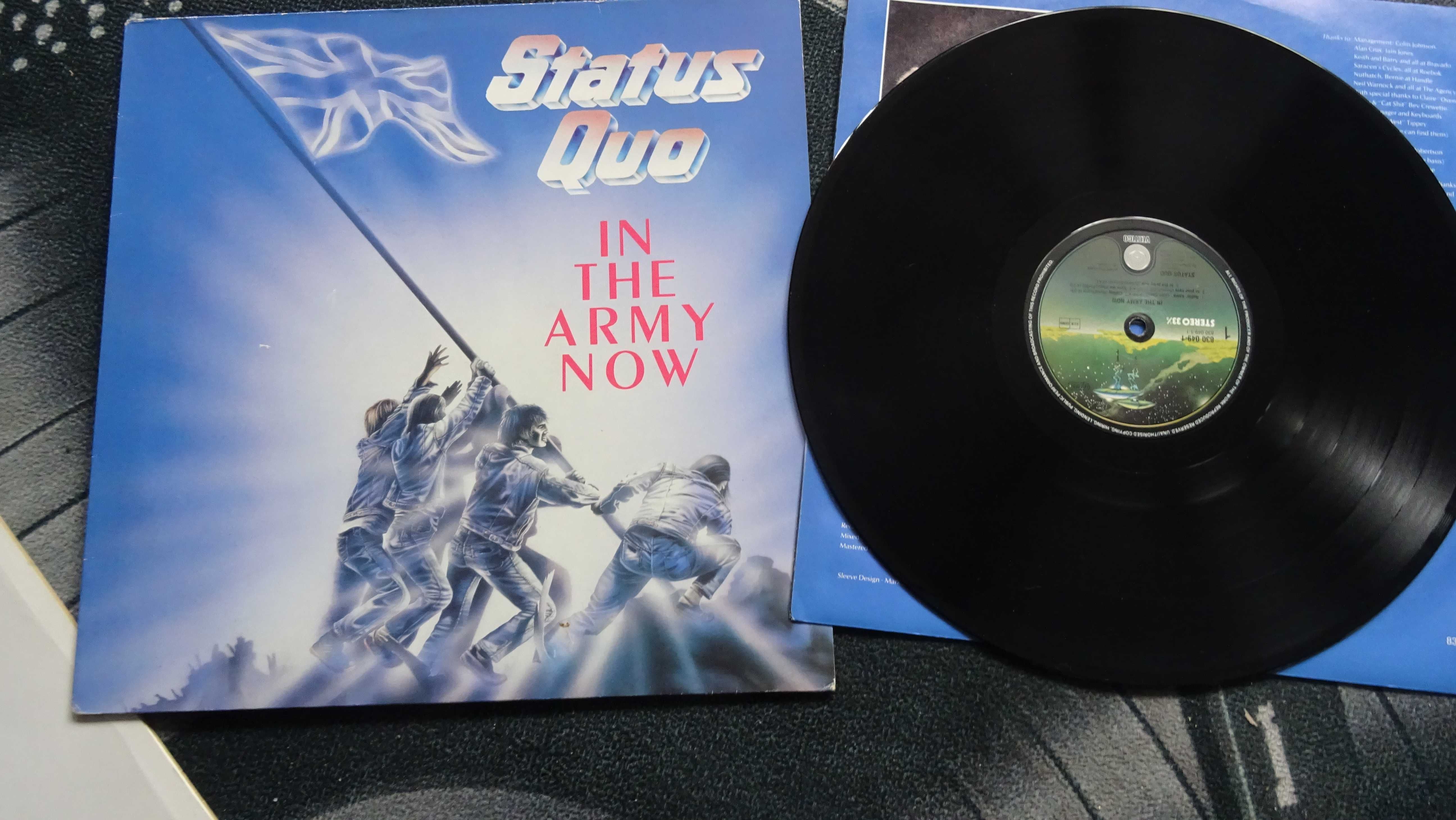 Winyl  Status Quo - 1986 - In The Army Now