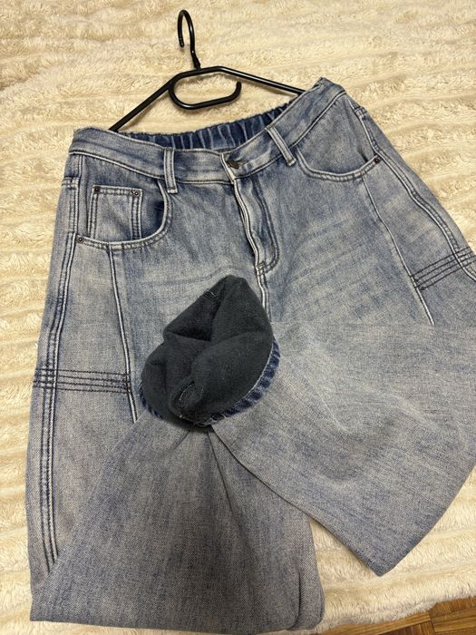 Джинсы теплые  корея