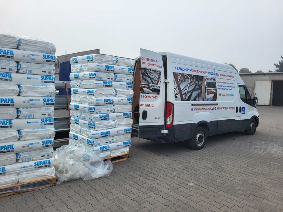 Ocieplenia wełną celulozą stropodachy naprawy wdmuchiwanie izolacje