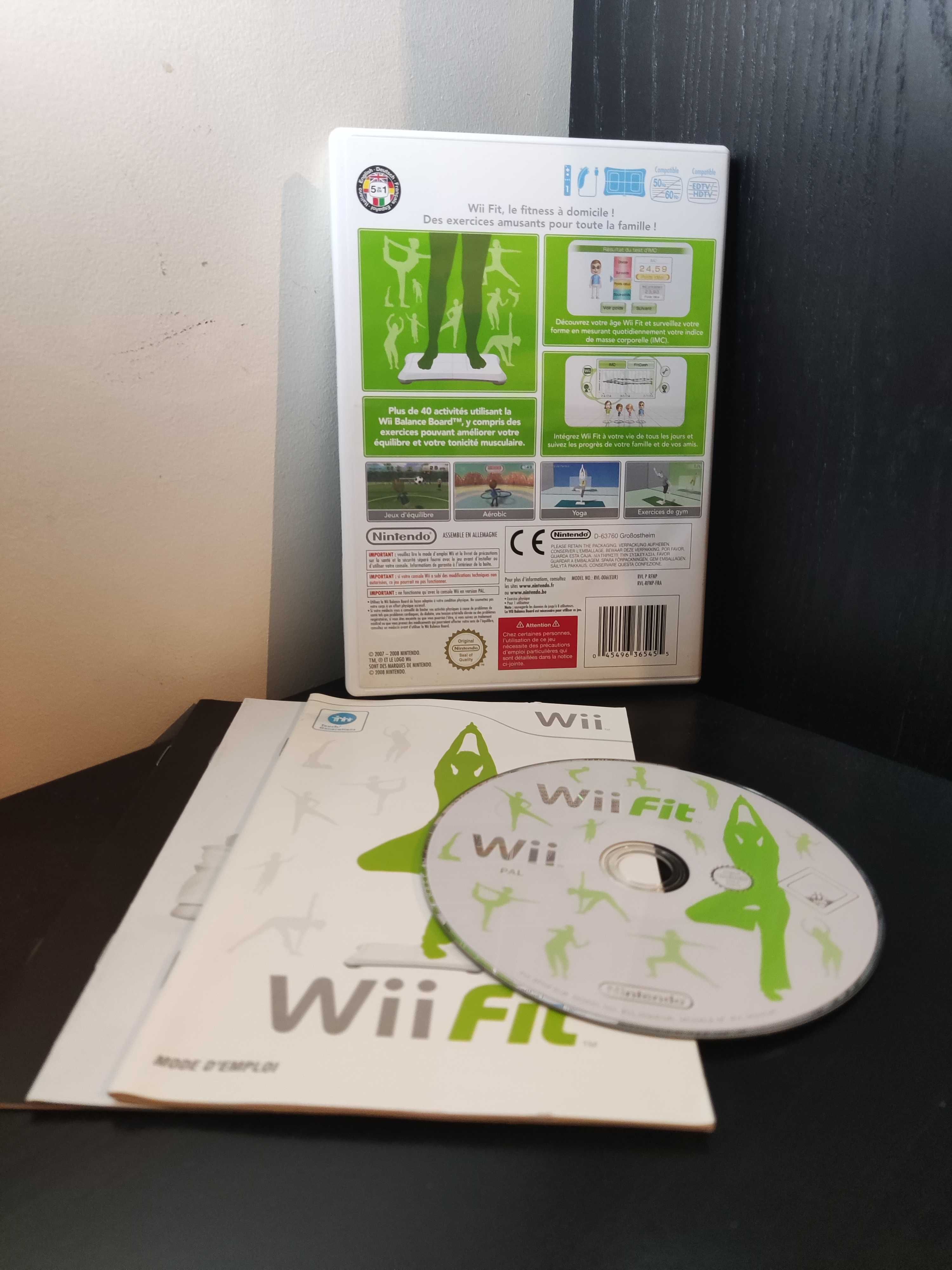 Wii Fit com caixa e manual em muito bom estado