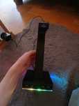 Stojak rgb na słuchawki