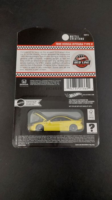 Hot Wheels RLC 2024 '95 Honda Integra Type R