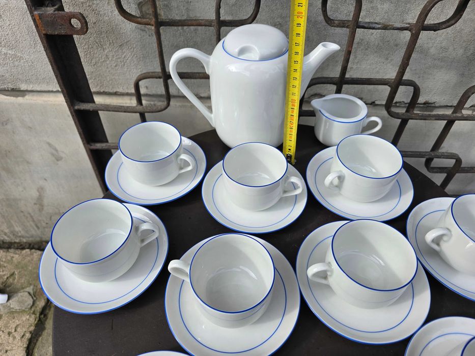 Stary serwis kawowy porcelana na 10 osób
