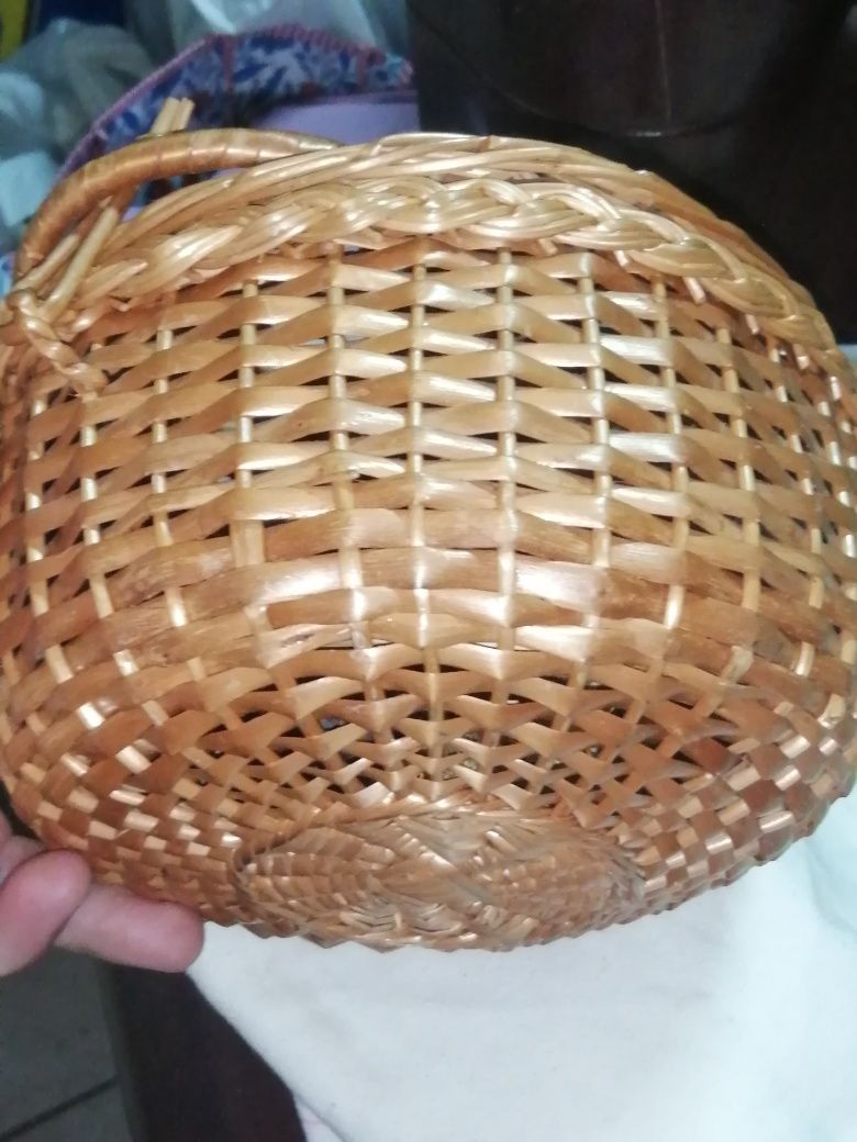 Cesta toda em Verga toda nova para costura