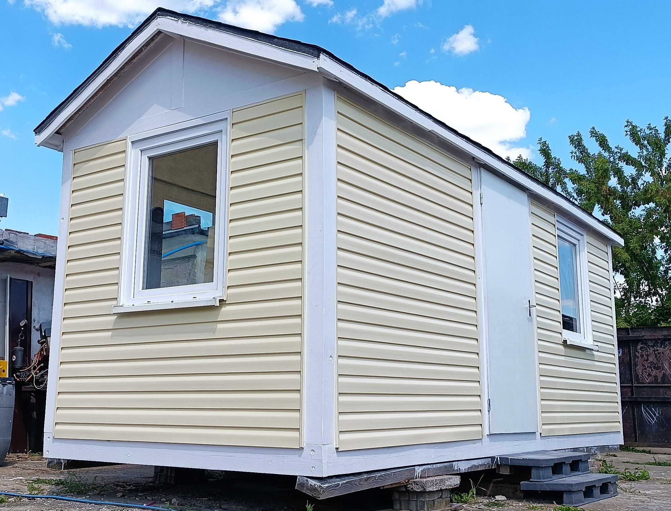 Domek mobilny  ocieplony, z instalacją, 11,5 m²
