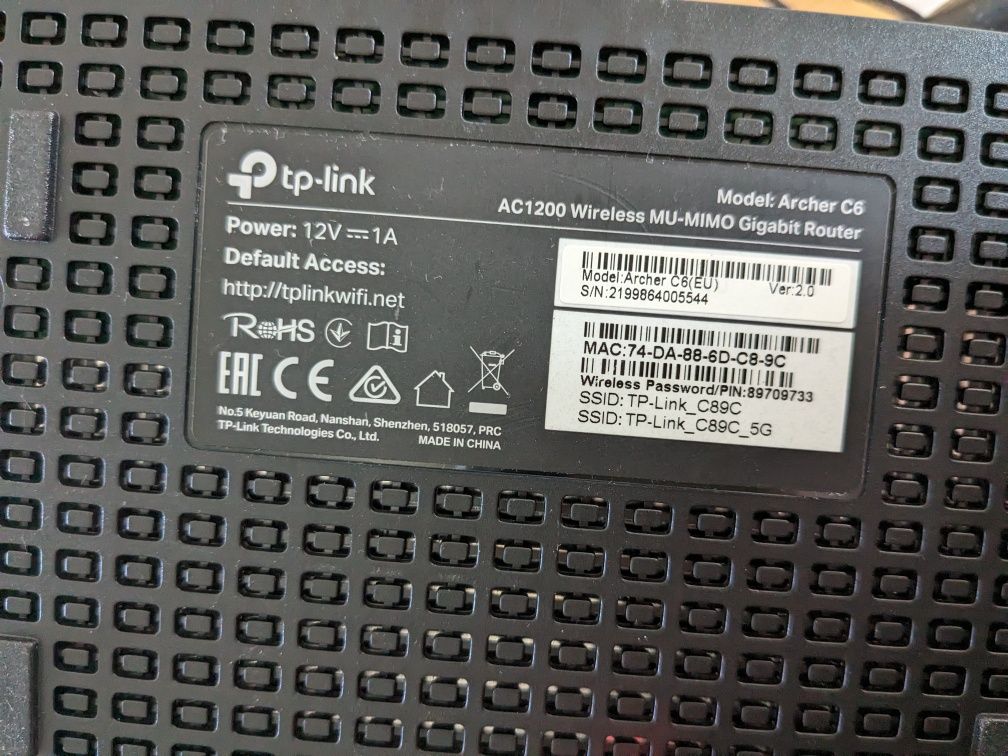 Router TP-Link Archer C6