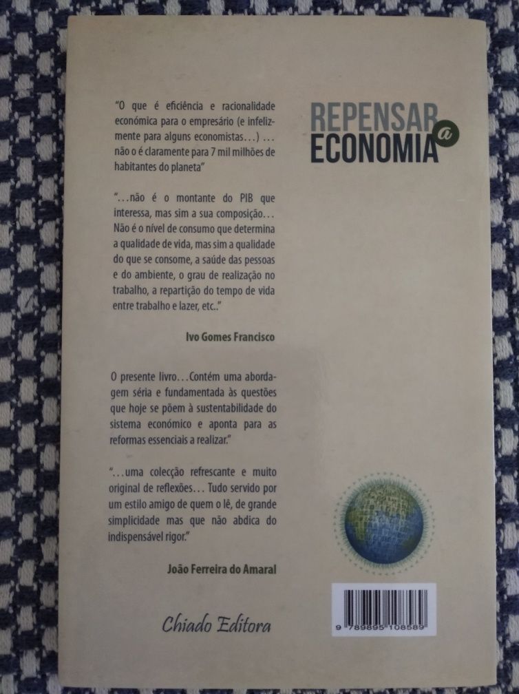 Livro "Repensar a economia"