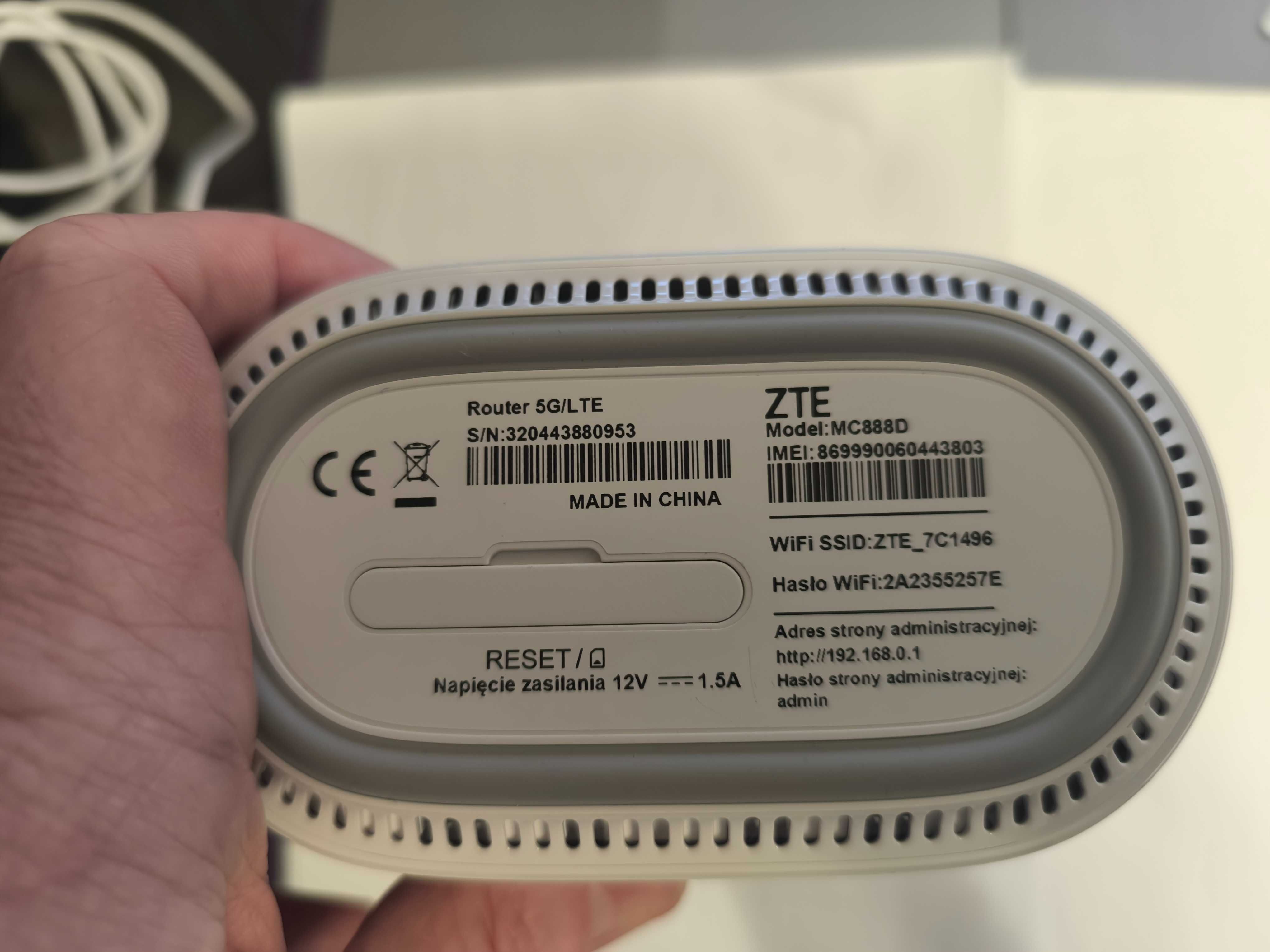 Маршрутизатор ZTE MC888D 5G
