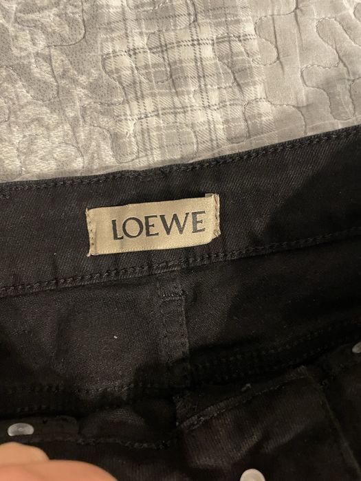 Jeansy czarne spidnie rurki skinny M Loewe