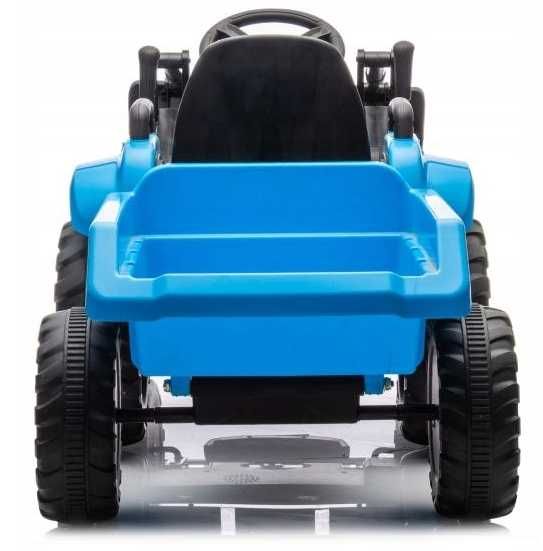 MEGAAUTKA.PL Traktor na akumulator 12V 2x45W z przyczepką i łyżką