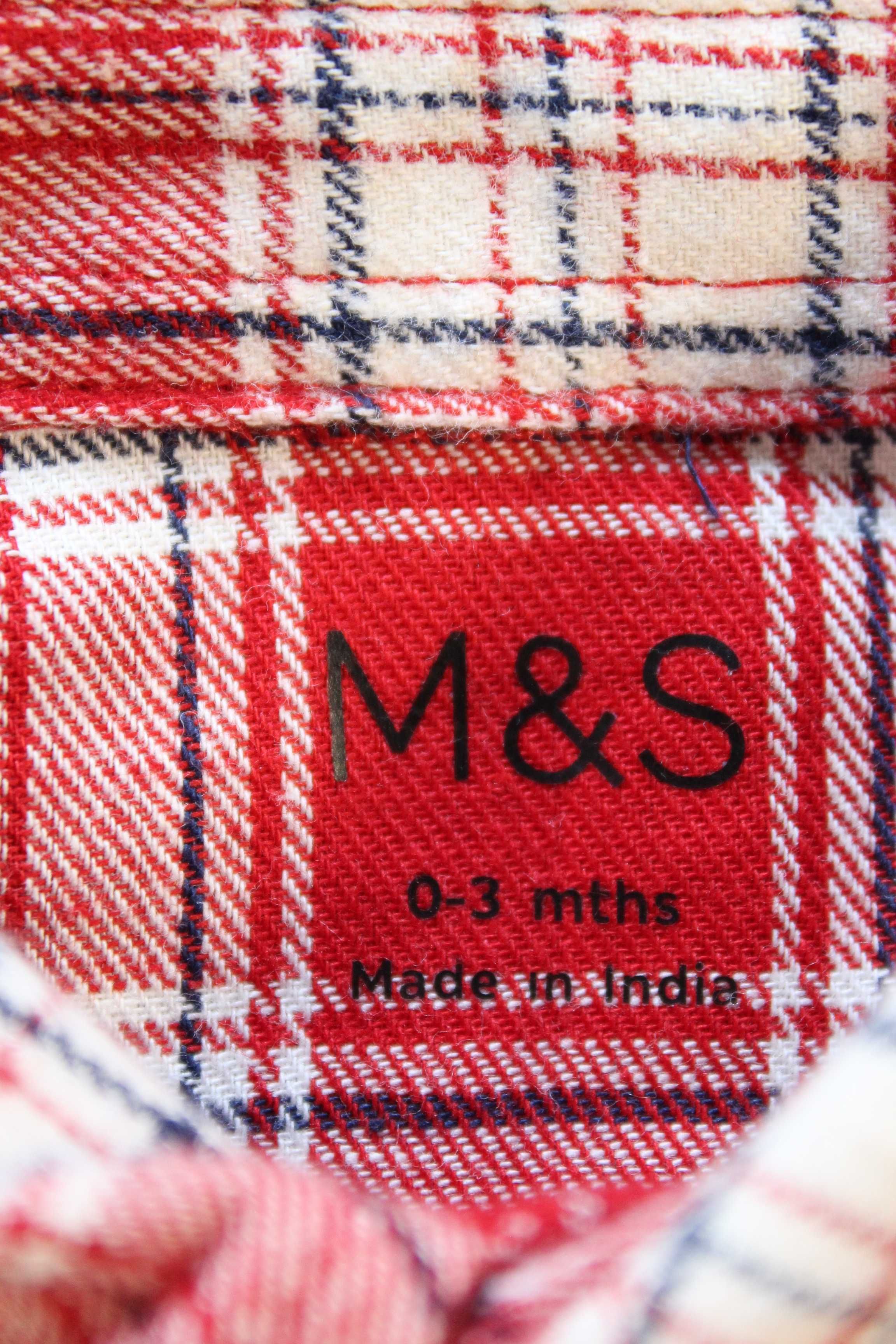 Набір з сорочки та штанців для малюка 0-3М, Marks&Spencer, знижка 45%