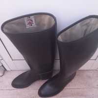 Botas de montar pretas com forro quase novas