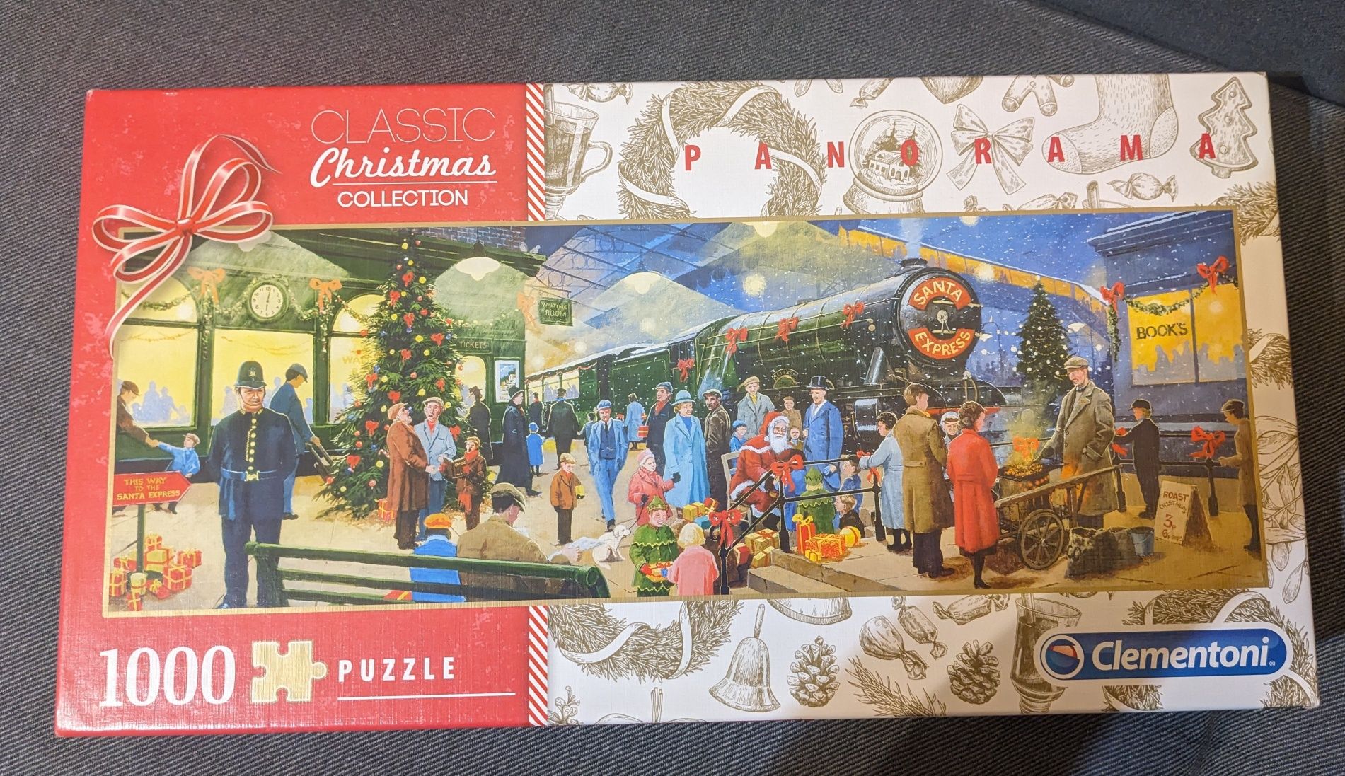 Puzzle Christmas Collection Panorama 1000el.- Clementoni