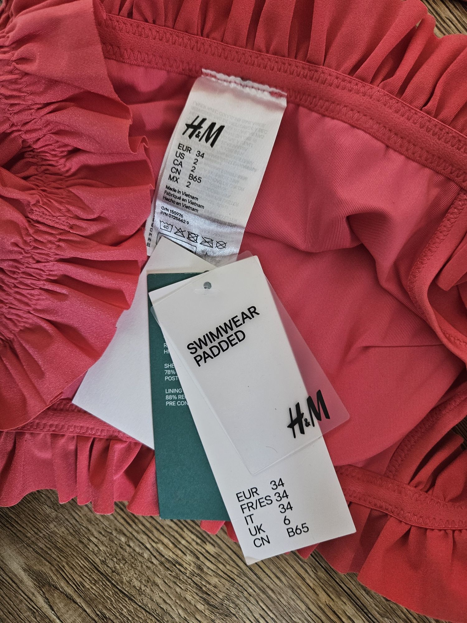 Купальник жіночий H&M  топ та трусики розпаровка