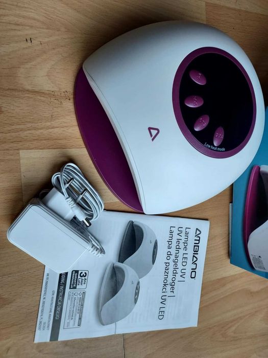 Nowa Lampa do paznokci UV LED marki Ambiano manicure pedicure