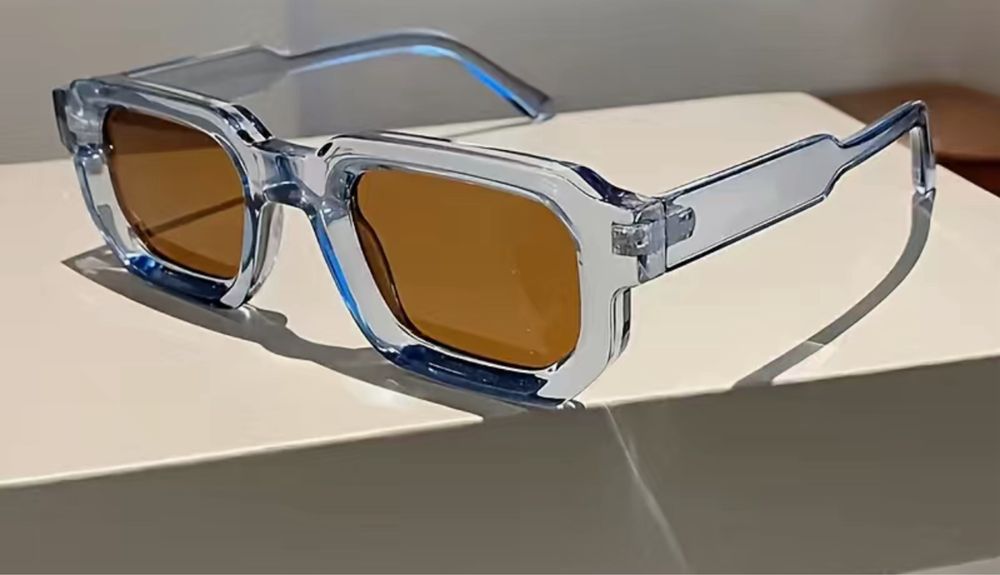 Mega hit na prezent okulary przeciwsloneczne meskie transparentne