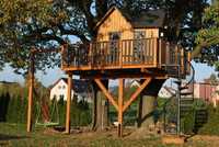 Dom Domek na drzewie DND09 dla dzieci! drewniany letniskowy działkowy