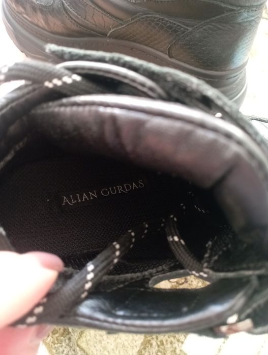 Черевики Alian Curdas 39 термо, шкіра, вставки матовий пітон