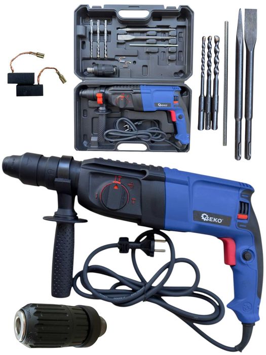 Młotowiertarka udarowa SDS+ 800W młot + walizka