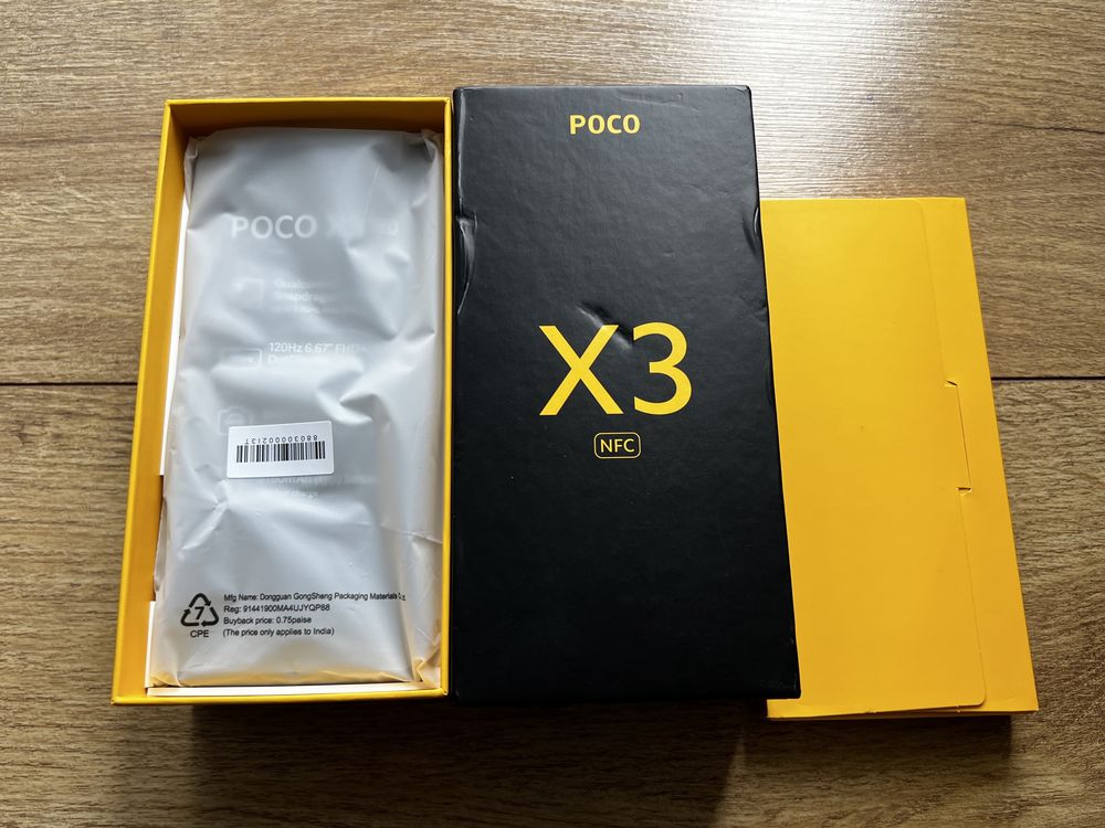 Smartfon POCO X3 NFC komplet