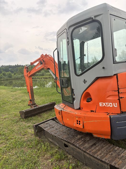 Koparka Hitachi EX50 U, 5 ton, Kubota Kobelco u50