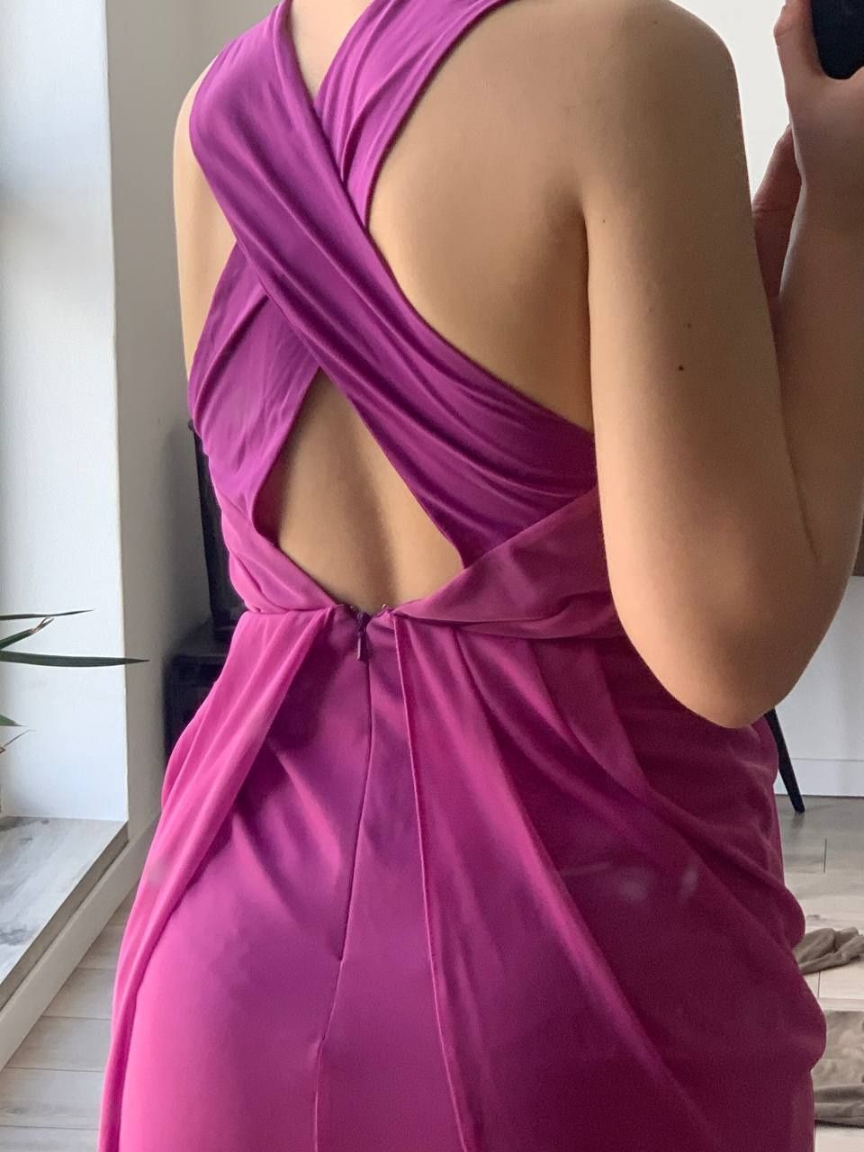 Плаття ASOS фіолетове