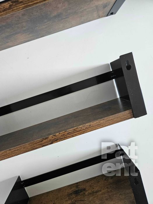 Półka łazienkowa 3 sztuki loft retro na ścianę ścienne dekoracja